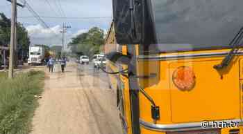 ¡Tragedia! Menor de 17 años muere arrollado por bus en Naco, Santa Bárbara - hch.tv