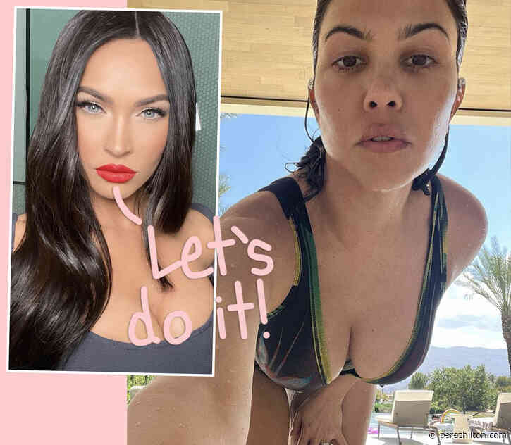 Megan Fox Hints She's Thinking About Starting An OnlyFans -- With Kourtney Kardashian??