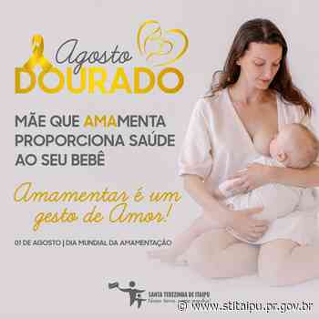 Santa Terezinha de Itaipu lança campanha de conscientização sobre o aleitamento materno - stitaipu.pr.gov.br