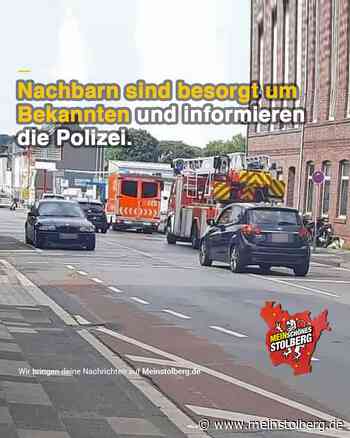 Unterstolberg: Nachbarn sind besorgt um Bekannten und rufen die Polizei – Mein Stolberg - Mein Stolberg