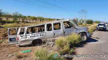 Choque deja cuatro niños y dos adultos lesionados en la carretera Hermosillo-Bahía de Kino - El Heraldo de México