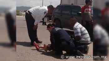 ¡Ejemplar! Policía auxilia a menor atropellada al norponiente de Hermosillo - EXPRESO