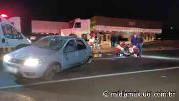 Motorista é arremessado ao capotar carro na BR-163 de Dourados - Jornal Midiamax