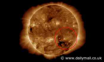 Solar storm forecast to hit Earth on WEDNESDAY