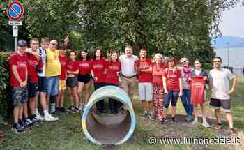 Nuova vita e colori sul lungolago di Luino, l'impegno dei ragazzi che hanno “fatto fatica” - Luino Notizie