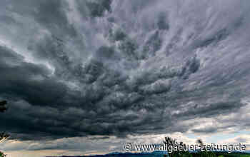 Unwetterwarnung und Regenradar im Allgäu heute (29.7.22) für Kempten, Memmingen, Kaufbeuren, Füssen - Allgäuer Zeitung