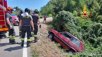 Malo: auto finita fuoristrada - Vicenzareport