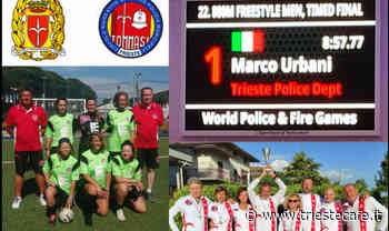 Marco Urbani dà lustro al Corpo e alla città vincendo 4 ori e un argento ai World Police & Fire Games di Rotterdam - triestecafe.it