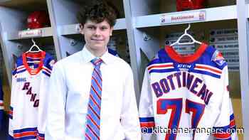 Rangers receive commitment from Bottineau – Kitchener Rangers - Kitchener Rangers