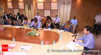 African delegation visits BEST to study e-buses in public transport - Times of India