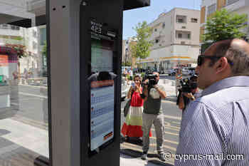 Transport minister inspects pilot bus stops - Cyprus Mail