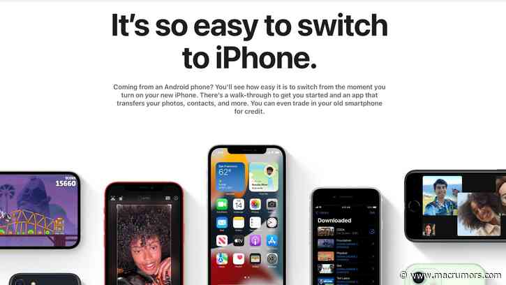 Apple Shares New 'Switching to iPhone' Video for Android Users