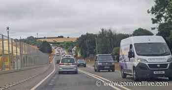 Five-mile A30 queues of holiday traffic 'carnage' in Cornwall causing drivers to turn around - Cornwall Live