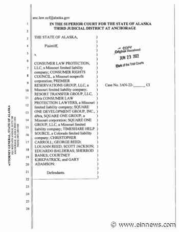 Ed Kushins, Vacation Property Visionary and Entrepreneur, Reacts to Alaska AG’s lawsuit against Timeshare exit - EIN News