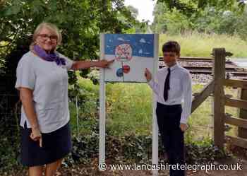 Clitheroe school boy wins railway safety sign competition as incidents on the rise