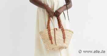 Mode-Trend 2022: Sie brauchen Urlaub? Diese Basttasche von H&M bringt Sie dem Gefühl näher! - ELLE