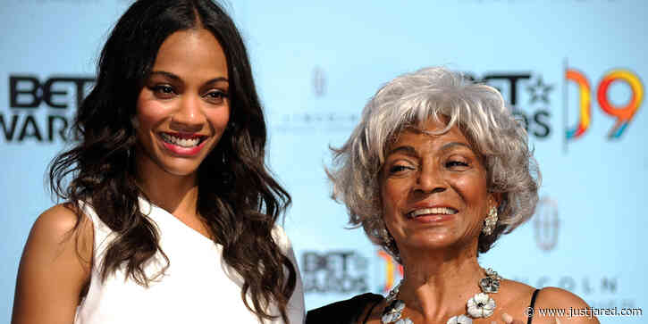 Zoe Saldana Pays Tribute To Original Uhura Actress Nichelle Nichols