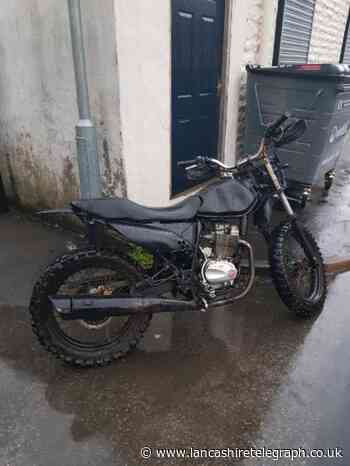 Burnley: Motorbike seized and rider arrested