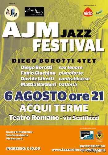 Ad Acqui Terme Diego Borotti Quartet per l'AJM Jazz Festival - Radio Gold