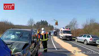 Nach Unfall in Schleiz: 20-Jährige mit Rettungshubschrauber ausgeflogen - Ostthüringer Zeitung