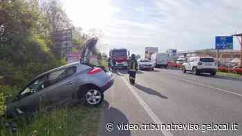 Schianto sulla rotonda di Silea: ecco il traffico dopo l'incidente - La tribuna di Treviso