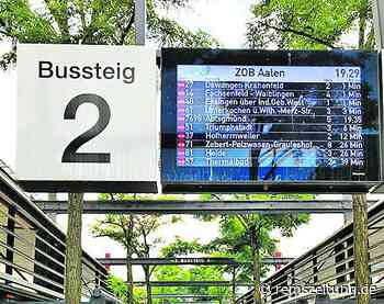 Neue Anzeigetafeln geplant: Gmünder Busverkehr wird digital - Rems-Zeitung
