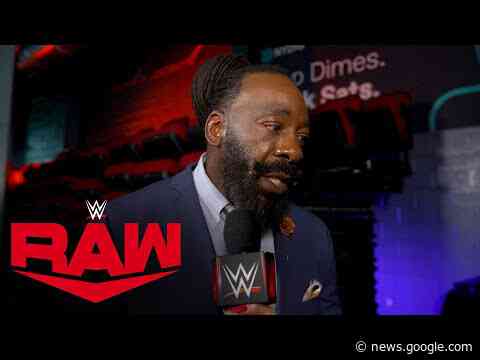 Booker T assesses the challenge in front of Ciampa next week: Raw Exclusive, Aug. 1, 2022 - WWE