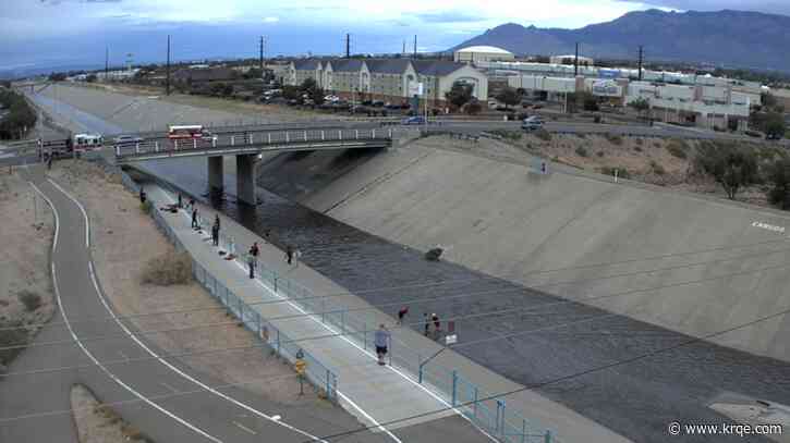 AFR performed water rescue in arroyo near Menaul