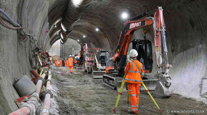 See the new tunnel being dug under Euston station