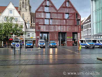 Großes Polizeiaufgebot in Ulm: 25 Querdenker demonstrieren nicht