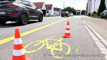 In Lechhausen fällt in der Neuburger Straße eine Fahrspur für Autos weg