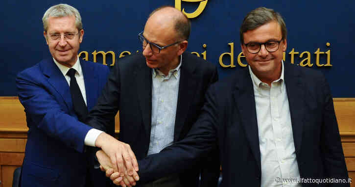 Elezioni, nel patto Pd-Azione il no ai leader di partito nei collegi uninominali. Ma Letta salva Di Maio: “Diritto di tribuna nelle nostre liste”