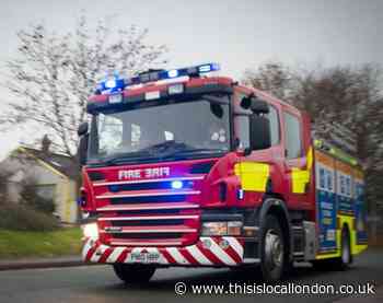Lowfield Street Dartford: Fire at derelict building