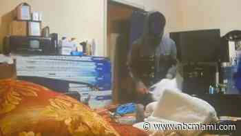 Video Shows Thieves Stealing $20K in Cash, Jewelry From Miami Man's Home