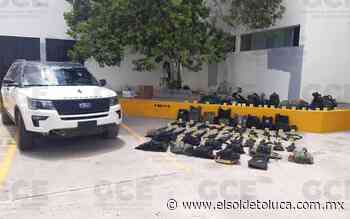 Aseguran armas de alto poder y un vehículo en Rioverde, SLP - El Sol de Toluca