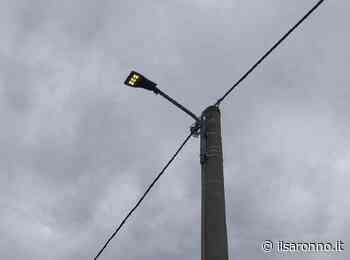 Saronno, lampioni accesi anche di giorno. La segnazione dei residenti - ilSaronno