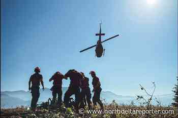 Nohomin Creek wildfire-fighters battle heat exhaustion as blaze grows - North Delta Reporter