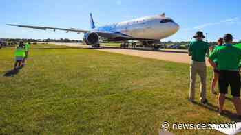 Delta, Team USA A330 land at world's largest aviation celebration - Delta News Hub