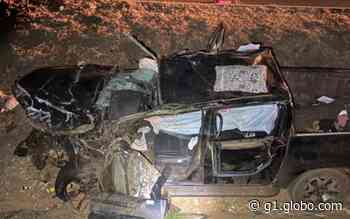 Acidente deixa dois mortos e três feridos na BR-153, em Morrinhos - Globo