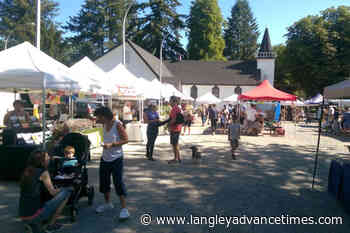 It was so hot Saturday, the Fort Langley farmers market closed early - Langley Advance Times