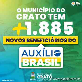 Prefeitura do Crato divulga lista com 1.885 novos contemplados com o Auxílio Brasil - Badalo