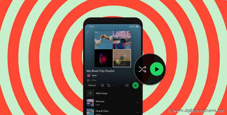 Spotify Launches Individual Shuffle & Play Buttons as Premium Feature
