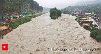 Manali & Lahaul on alert as rivers and nullahs in spate, several roads blocked - Times of India