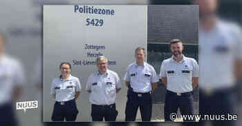 Politiezone Zottegem/Herzele/Sint-Lievens-Houtem verwelkomt nieuwe aspirant-inspecteurs - NUUS