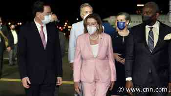 Pelosi lands in Taiwan as Beijing warns of 'severe' impact