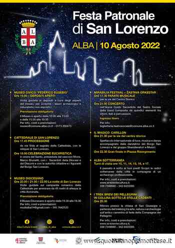 Mercoledì 10 agosto Alba festeggia San Lorenzo con una serie di eventi - Quotidiano Piemontese