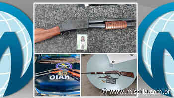 Quatro presos e sete armas de fogo apreendidas em Crato, Caririaçu e Missão Velha - Site Miséria