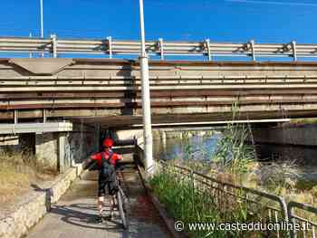 Cagliari, cascata d'acqua dal ponte sopra viale Marconi: "Abbanoa non fa nulla da 48 ore" - Casteddu Online