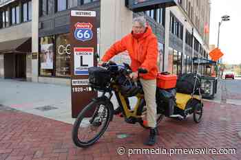 FIRST EVER E-BIKE SOLO CROSS-COUNTRY JOURNEY ACROSS HISTORIC LINCOLN HIGHWAY RAISING MONEY FOR THE FOUNDATION FOR PERIPHERAL NEUROPATHY CULMINATED IN SAN FRANCISCO