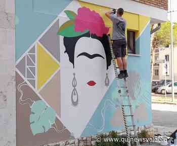 Un murale per Frida Kahlo in viale Italia - Qui News Valdera